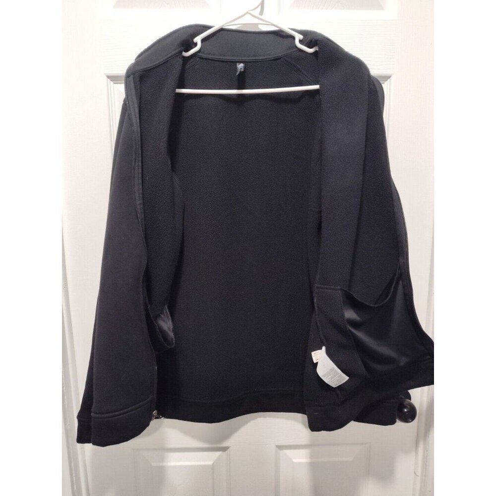 Adidas‎ Golf Full Zip Black Men's Fleece Jacket Sweatshirt Size LARGE - Picture 6 of 7